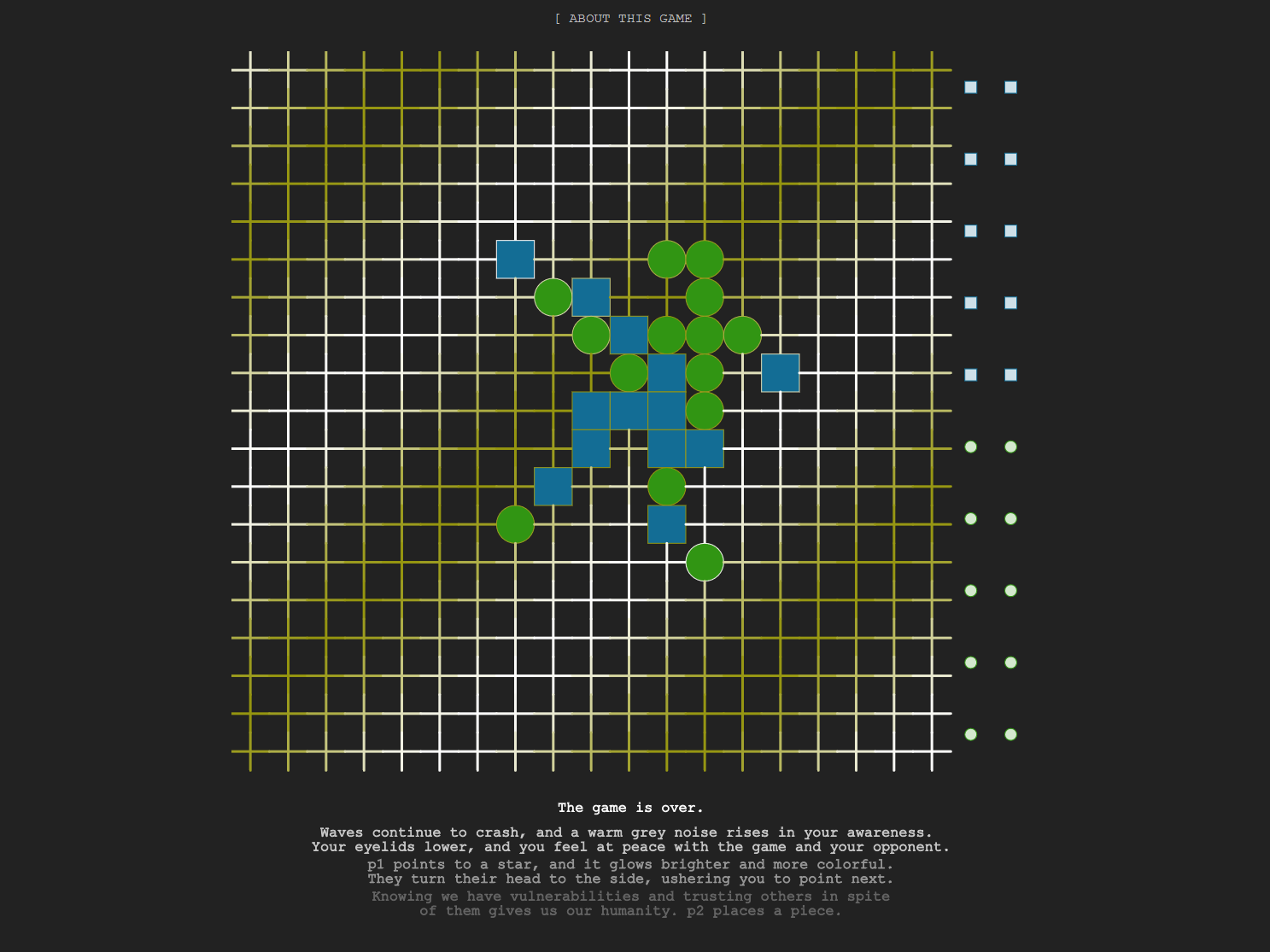 The end of a Pente game.